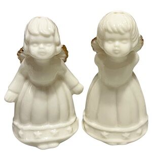 Vintage Baum Bros Kissing Angels salt and pepper shakers